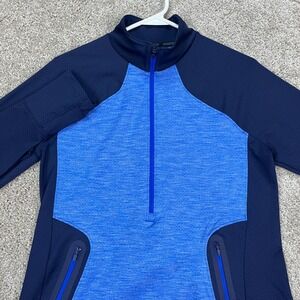 Under Armour ColdGear Reactor Pullover Women's Long Sleeve Blue Large Thumbholes